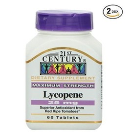 21st Century Lycopene 25 Mg Tablets, 60-Count (Pack of 2) by 21st Century