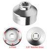 WINTOWIN 1 ¼" Low Profile Oil Filter Wrench Socket for