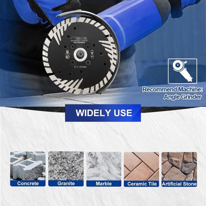 SHDIATOOL Diamond Cutting Disc 230 mm with Turbo Beveled Protective