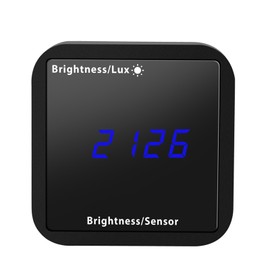 Tuya ZigBee Intelligent Light Detector Temperature & Humidity Sensor with LED Display Support APP Control Home Linkage Compatible with Alexa  Home