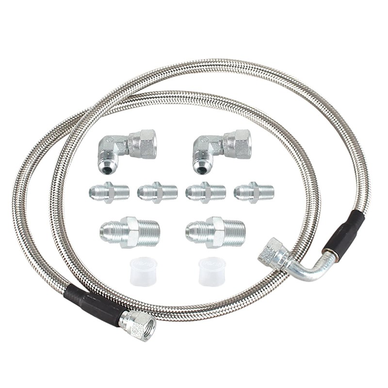GSTP 6AN SS Transmission Cooler Hose Line Kitting Stainless Steel