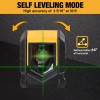 PREXISO Laser Level, 65Ft Self Leveling Cross Line Laser Level