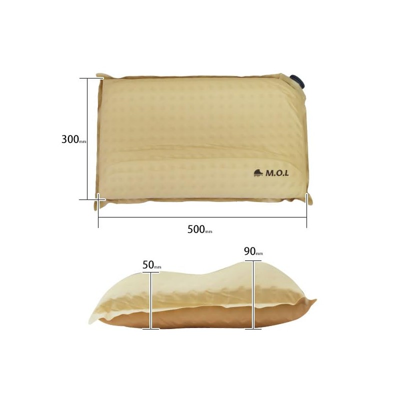 M.O.L MOL-G220 Wide Inflatable Pillow (Width 50cm)
