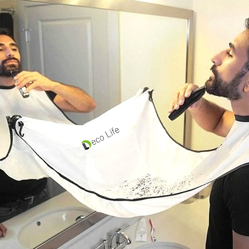 Deco Life Beard Shaving Bib Beard Trimming Apron Beard Catcher
