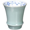 有田焼 「SAKE GLASS」 ぐい呑 盃 おちょこ 青磁瓔珞 (反型) 約直径6.7×高さ7cm 容量約100ml