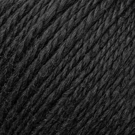 TIBSA Bebito – Estambre Medio 100% Acrílico, Suave, Fácil de Manipular y Muy Rendidor, Paquete 5 Madejas de 100g, Ideal para Amigurumis, Prendas Infantiles y Proyectos Ligeros. (Negro)