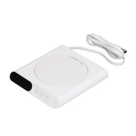 Beverage Warmer Mini USB Home Office Heating Coaster Electric Tray Coffee Tea Cup WarmerWhite