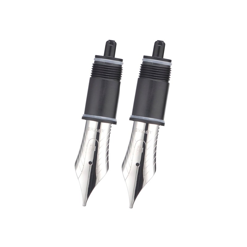 Set of 2 Replacement Nibs for Fountain Pen No.8 Compatible