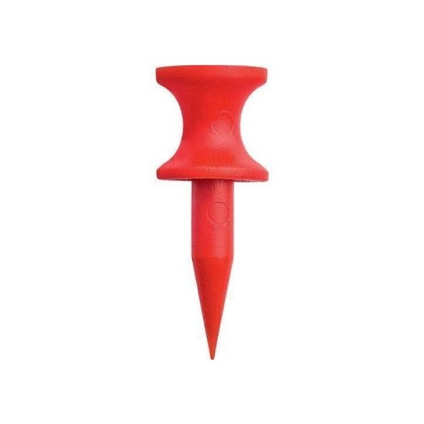 Golf Tees Etc 1 1/4" Red Plastic Step Down Golf Tees (200 Count)