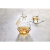 Mud Pie Hobnail Decanter, 8 1/2" x 5" dia Clear
