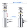 MENATT Bottle Trap Deodorant Type with 1 1/4" Pop-up Drain