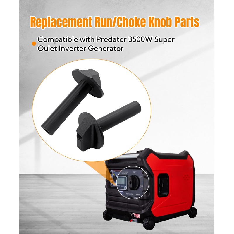 GIBACAD Replacement Run/Choke Knob Parts Compatible with Predator 3500W Inverter