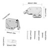 6 Pcs Mini Latch, Touch Release Catch Latch, Metal Automatic