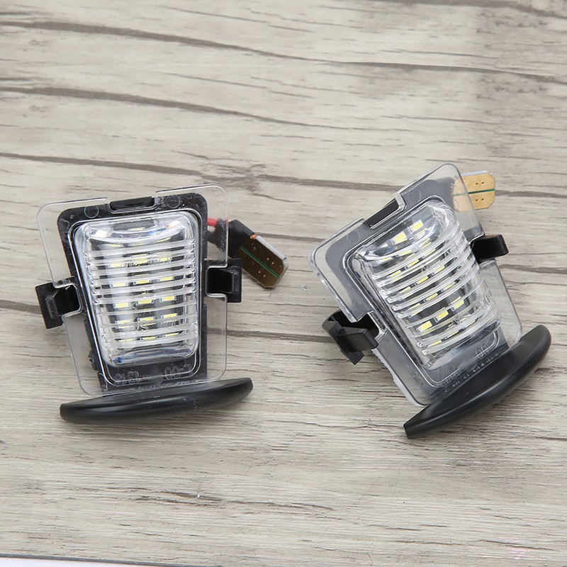 Pair of LED License Number Plate Lamp Light Fit for
