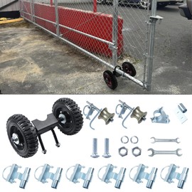 6" Wheels Rolling Gate Hardware Kit for Chain Link Gate | Sliding Gate Hardware | Sliding Gate Kit | Farm Gate Hardware
