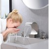 BANGPU Bathroom Sink Faucet 3 Hole Widespread Waterfall Bathroom Faucets