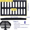 MOSINSBO Cast Iron Drain Grate 20x12 in, A-Class 3372 lbs