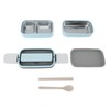 Lunch Box Double Layer Microwave Safe Leakage Proof Stainless Steel