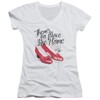 Juniors The Wizard of Oz Red Ruby Slippers V-Neck Shirt,