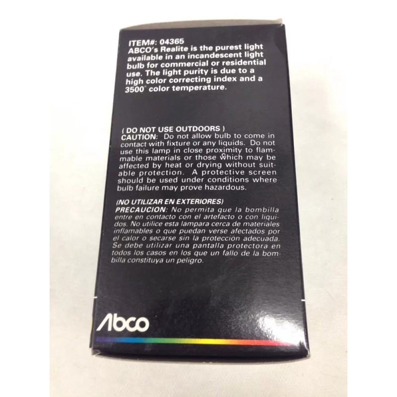 Abco/Westinghouse 150W A21 Clear Realite Neodymium Full Spectrum Reptile Light