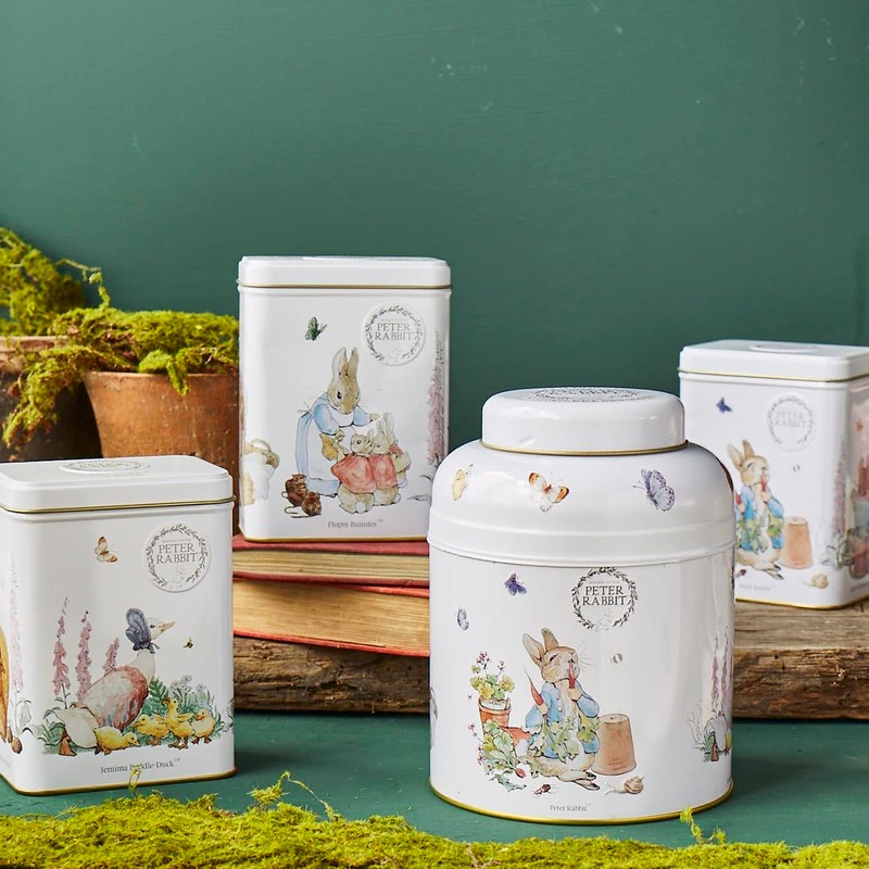 New English Teas Beatrix Potter Caddy with 80 Teabags, English