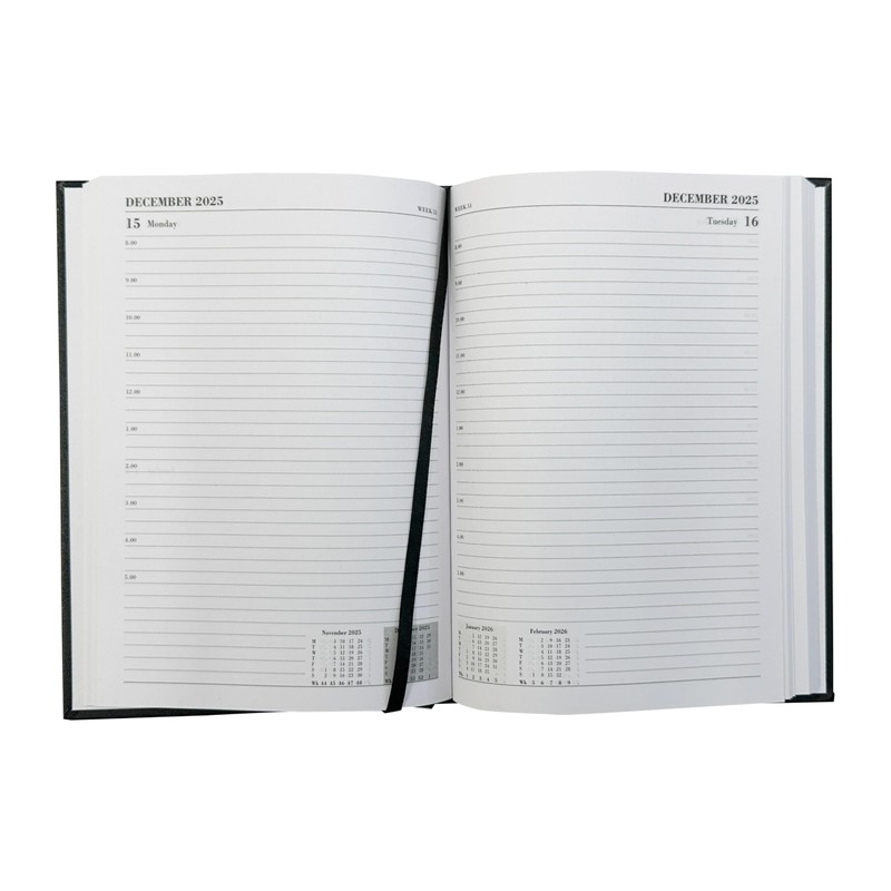 2025-2026 Academic Diary A5 Day a Page Appointment Mid Year