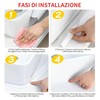 3 Piece Waterproof Sealing Tape Set, 3 Soft Skirting Board