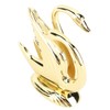 Gold Napkin Holder Elegant Modern Tissue Dispenser Stand Zinc Alloy