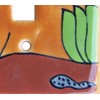 Desert Talavera Ceramic Double Toggle Switch Plate