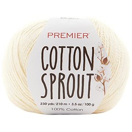Premier Yarns Cotton Sprout Yarn-Cream