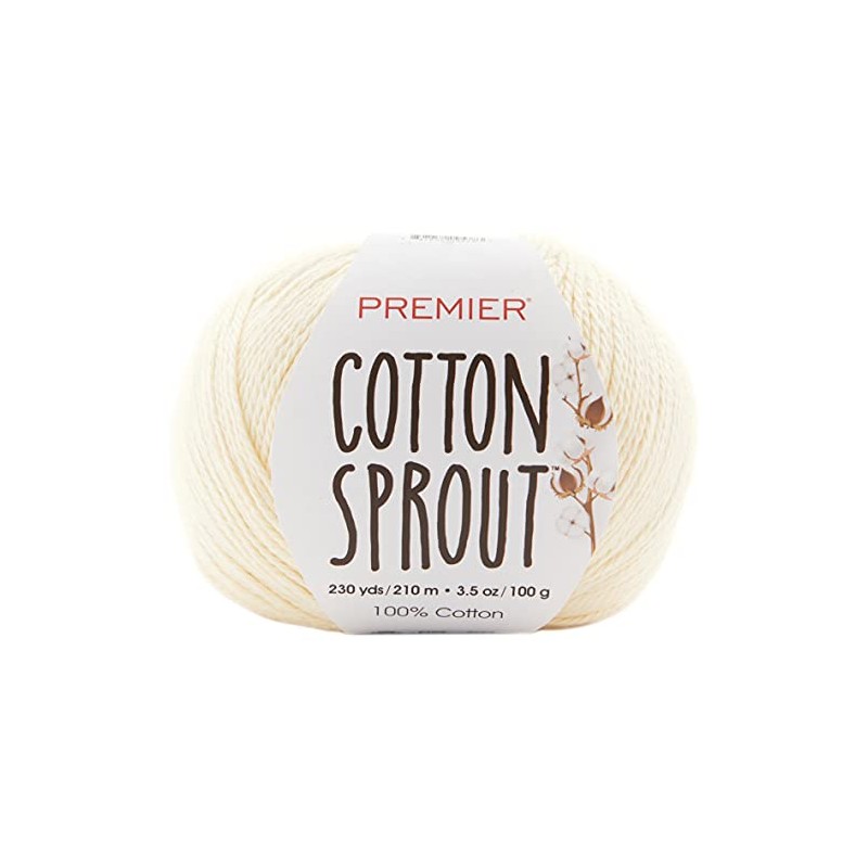 Premier Yarns Cotton Sprout Yarn-Cream