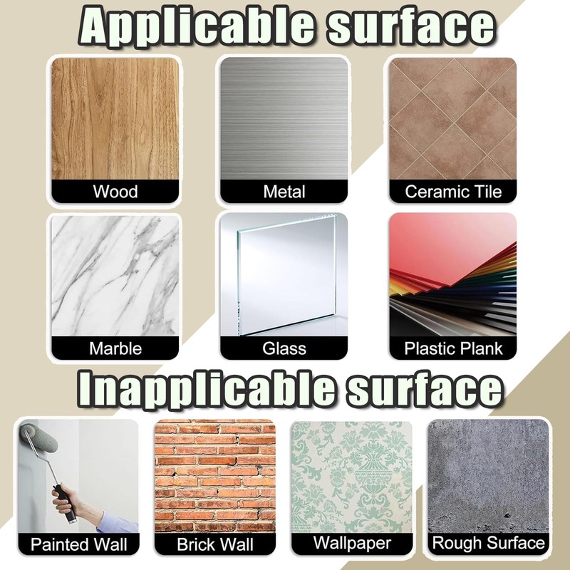 NPENGHUI 8 Pack Large Self Adhesive Clips Wall Tapestry Hanger