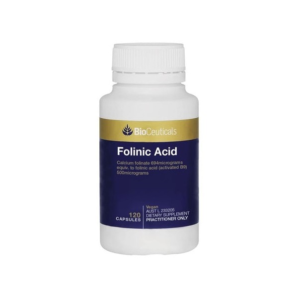 Bioceuticals Folinic Acid 120Caps Folic Acid