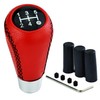 Temzzer 5 Speed Gear Knob Leather Car Shift Knob Transmission
