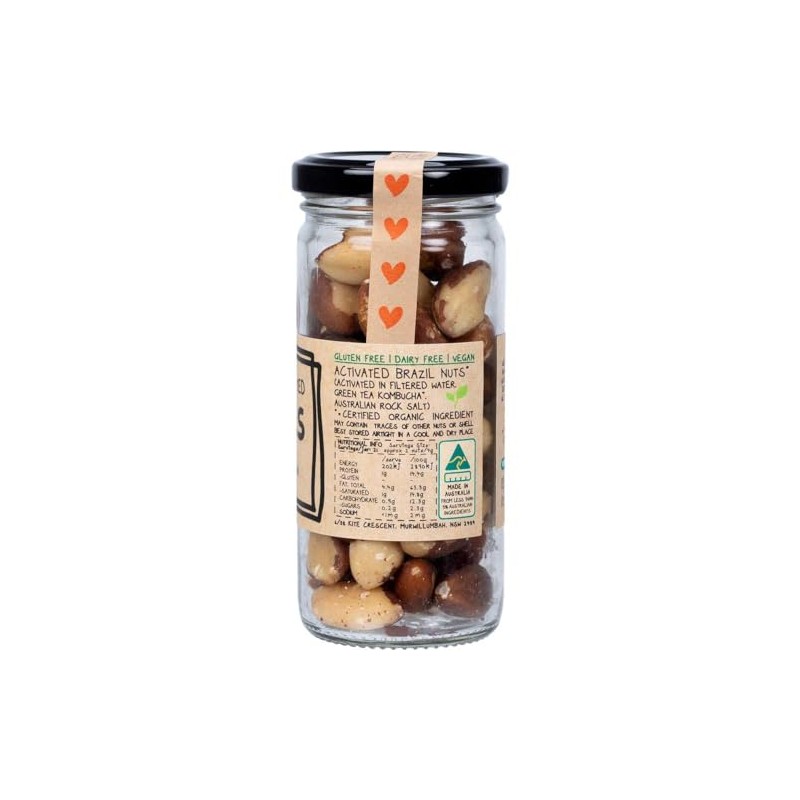 Mindful Foods Organic & Activated Brazil Nuts 150 g