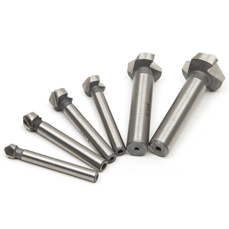MALAYAS 3 flute 90° HSS Chamfer Cutter End Mill Drill