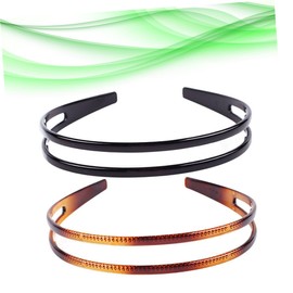 PACKOVE 6Pcs Toothed Slip Hair Double Row Headbands for Women and Chic Hair Accessories for Daily Wear and Special Occasions Durable and Stylish Design