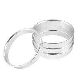 X AUTOHAUX Hub Ring 56.1 to 54.1 Hub Centric Ring Hub Center Ring HUB CENTRIC RING High Speed Wheel Center Aluminum Wheel Ring Aluminum Alloy Silver Tone 4pcs
