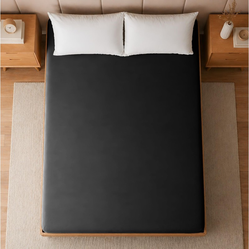 Hafaa King Size Fitted Sheets – Easy Care 25 cm
