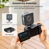 SMALLRIG Cold Shoe Adapter with Furry Windscreen for Sony ZV-1