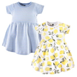 Hudson Baby Hudson Baby baby girls Cotton Dresses Casual Dress, Lemons, 3T US