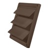 SPARES2GO Klimaanlagen-Außenlüftungsset 4" 5" 6" 100mm 125mm 150mm Universelles Außenwand-Lüftungsset
