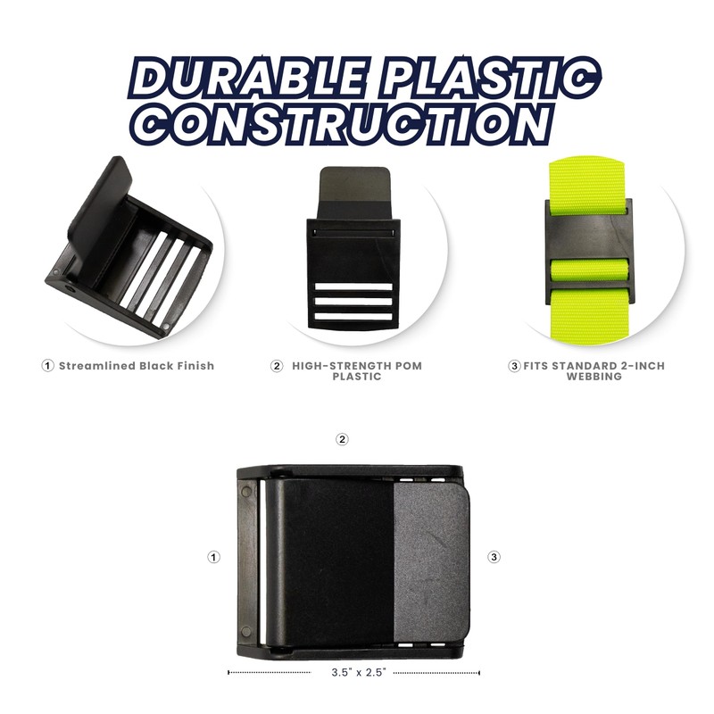 Scuba Choice Scuba Diving Plastic Weight Belt Buckle, Black