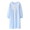 Allmeingeld Girls' Lace Trim Nighties Holiday Sleep Shirts Knee Length