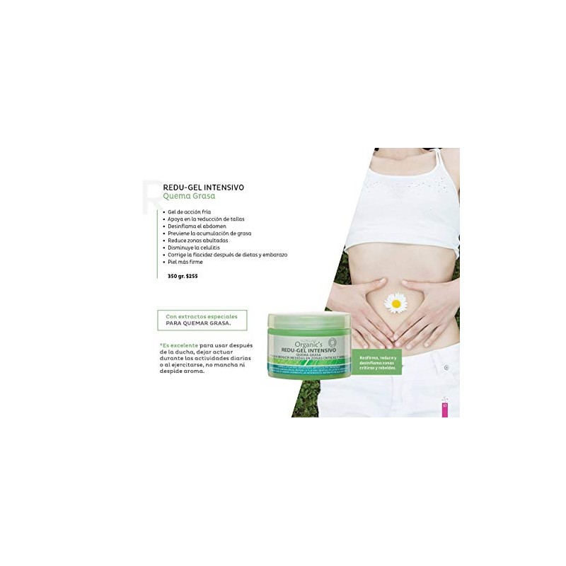 Redugel Intensivo Florigan Línea Organics 350grs.