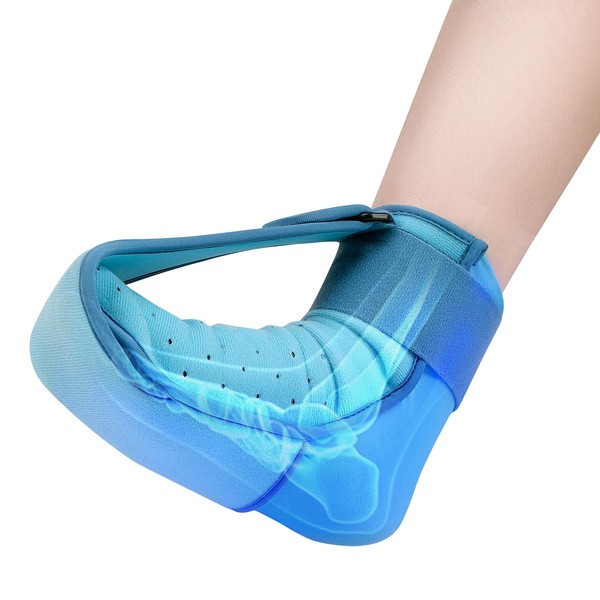Tech Fun Plantar Fasciitis Night Splint, Foot Ice Pack Wrap