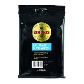 Simoniz SWPS0011A Anti Glare Glass Wipes 20pk
