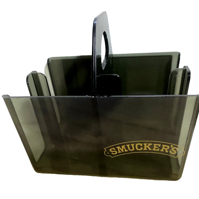 Smuckers NEW Smucker's 4 Jelly Jam Holder Comes Mix Fruit/Grape/St