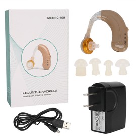 Hearing Aid for Elderly Old Man Small Portable BehindEar Help Listening Tools