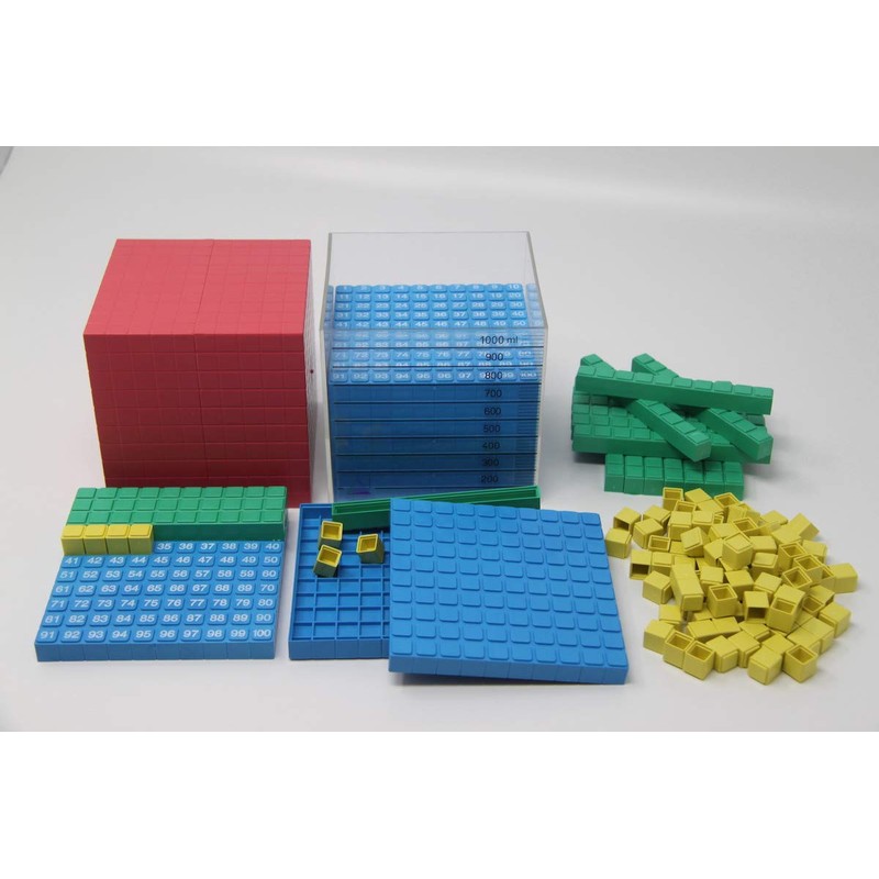 WISSNER Active Learning - Dienes Dezimal Computing Set 132 Pieces